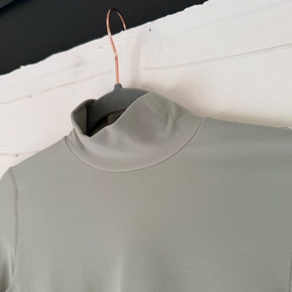 TNA Butter from Aritzia | Size Small | Mock Neck Long Sleeve (Sage Green) - Picture 6 of 8